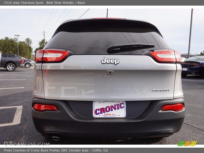 Billet Silver Metallic / Black 2016 Jeep Cherokee Sport