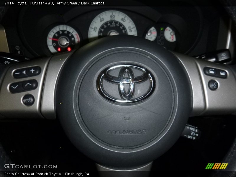 Army Green / Dark Charcoal 2014 Toyota FJ Cruiser 4WD