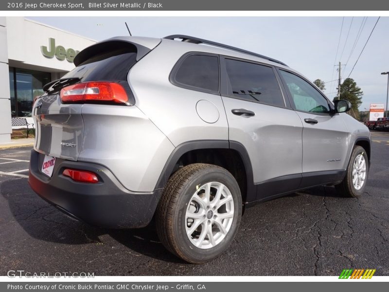 Billet Silver Metallic / Black 2016 Jeep Cherokee Sport