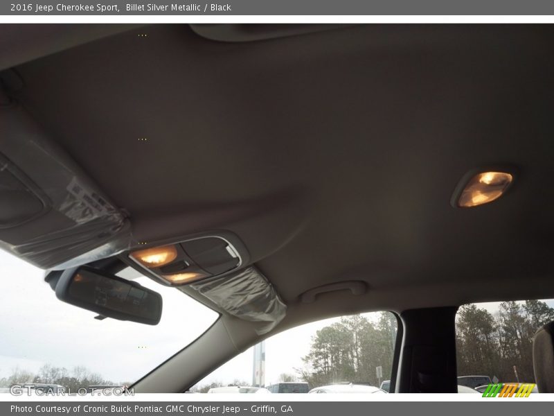 Billet Silver Metallic / Black 2016 Jeep Cherokee Sport