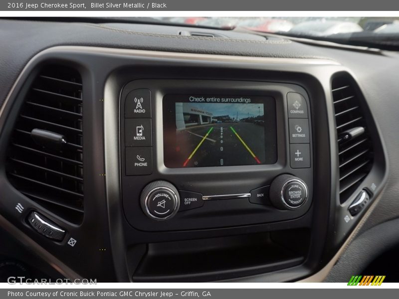 Billet Silver Metallic / Black 2016 Jeep Cherokee Sport