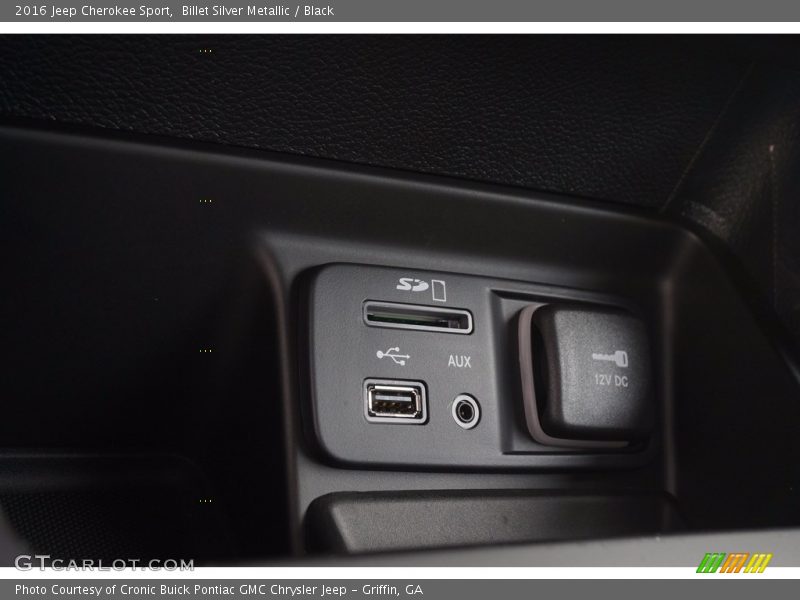 Billet Silver Metallic / Black 2016 Jeep Cherokee Sport