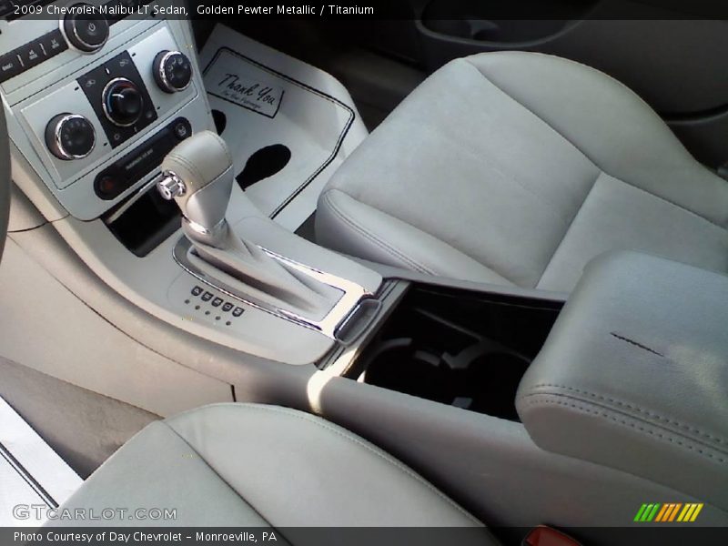 Golden Pewter Metallic / Titanium 2009 Chevrolet Malibu LT Sedan