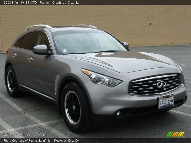 Platinum Graphite / Graphite 2009 Infiniti FX 35 AWD