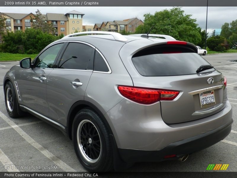 Platinum Graphite / Graphite 2009 Infiniti FX 35 AWD