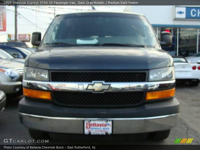 Dark Gray Metallic / Medium Dark Pewter 2005 Chevrolet Express 3500 15 Passenger Van