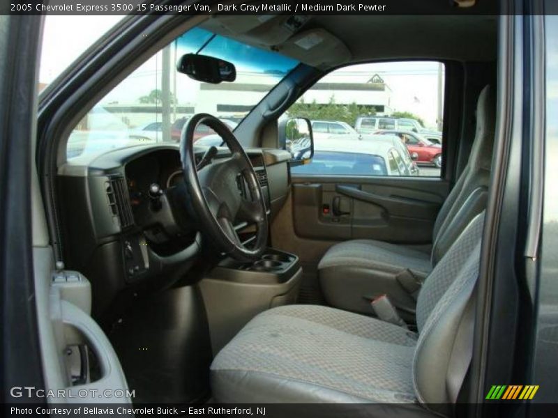 Dark Gray Metallic / Medium Dark Pewter 2005 Chevrolet Express 3500 15 Passenger Van