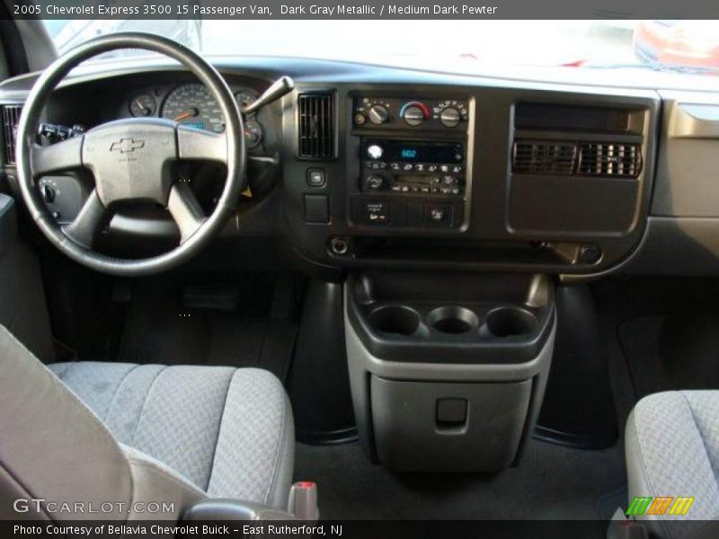 Dark Gray Metallic / Medium Dark Pewter 2005 Chevrolet Express 3500 15 Passenger Van