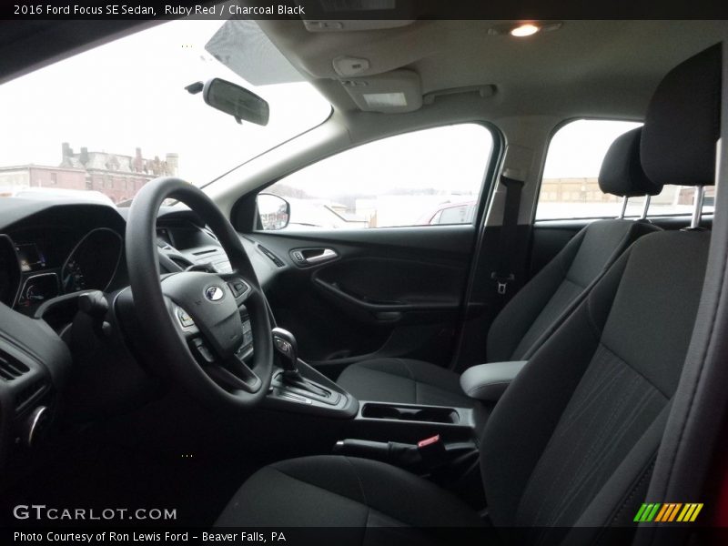 Ruby Red / Charcoal Black 2016 Ford Focus SE Sedan