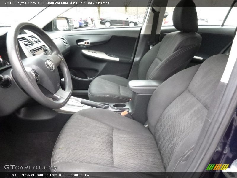 Nautical Blue Metallic / Dark Charcoal 2013 Toyota Corolla S