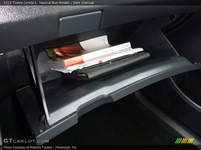 Nautical Blue Metallic / Dark Charcoal 2013 Toyota Corolla S