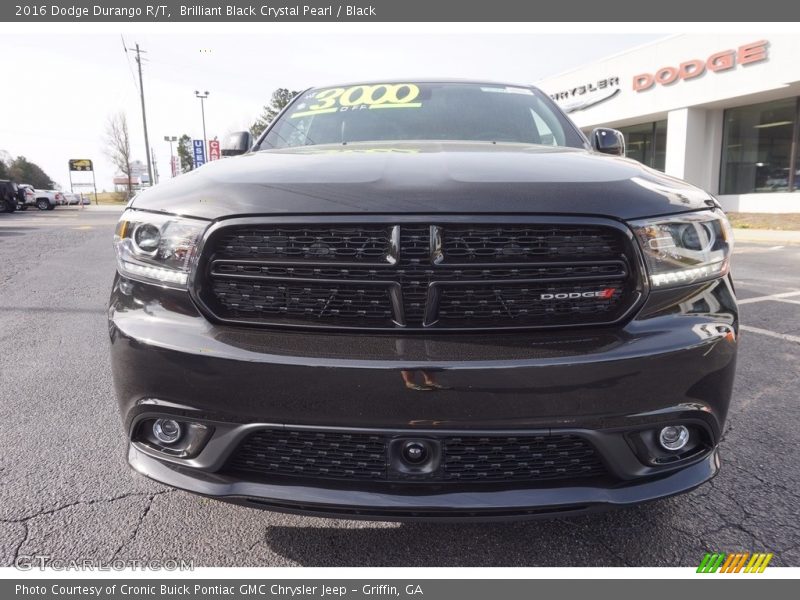 Brilliant Black Crystal Pearl / Black 2016 Dodge Durango R/T