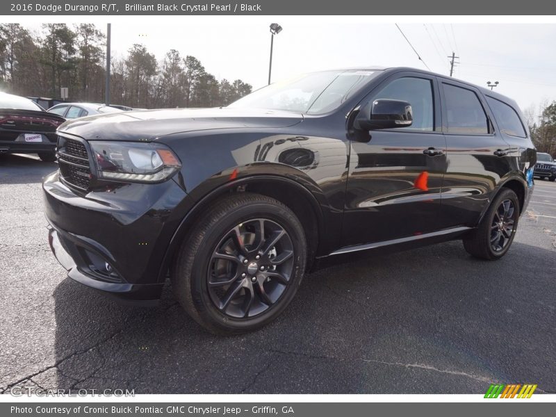 Brilliant Black Crystal Pearl / Black 2016 Dodge Durango R/T