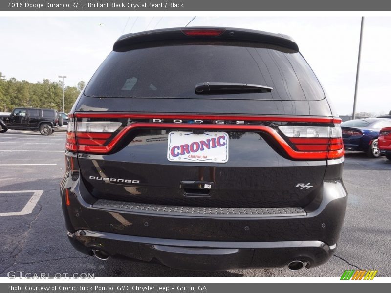 Brilliant Black Crystal Pearl / Black 2016 Dodge Durango R/T