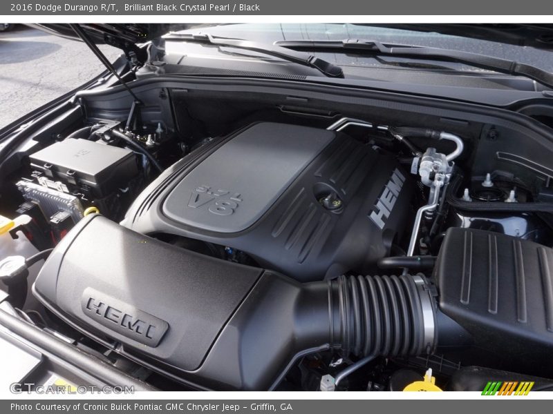 Brilliant Black Crystal Pearl / Black 2016 Dodge Durango R/T