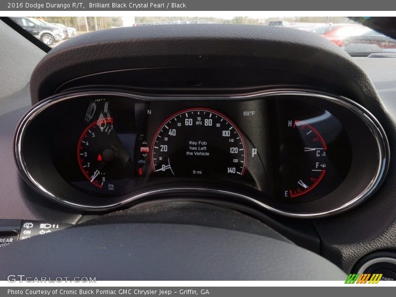 Brilliant Black Crystal Pearl / Black 2016 Dodge Durango R/T