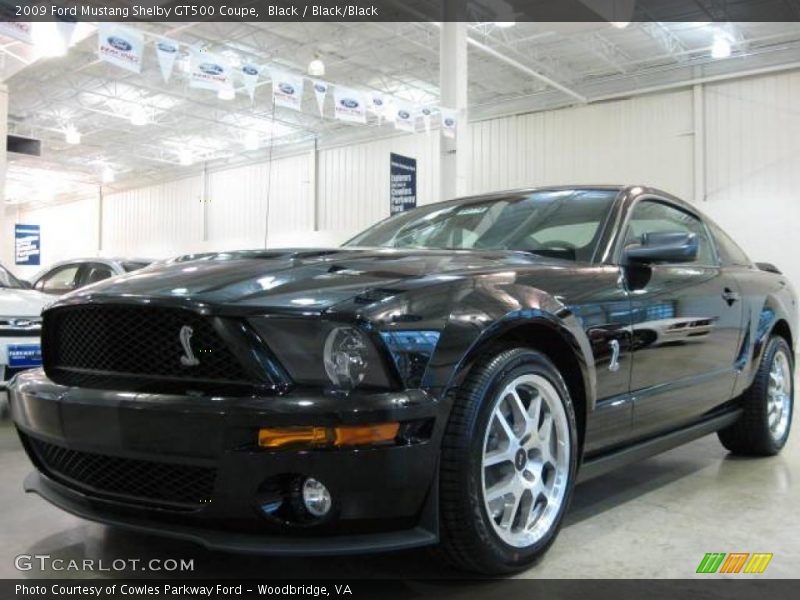 Black / Black/Black 2009 Ford Mustang Shelby GT500 Coupe