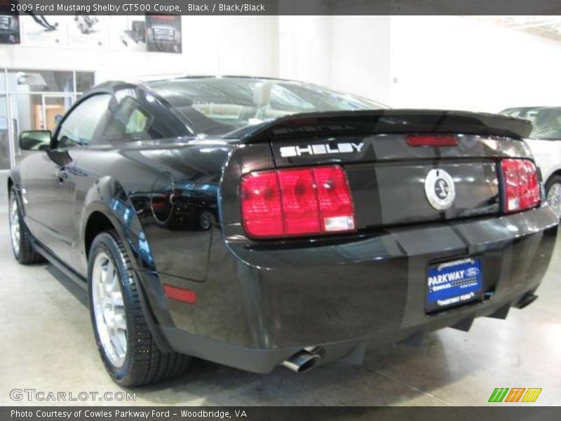 Black / Black/Black 2009 Ford Mustang Shelby GT500 Coupe