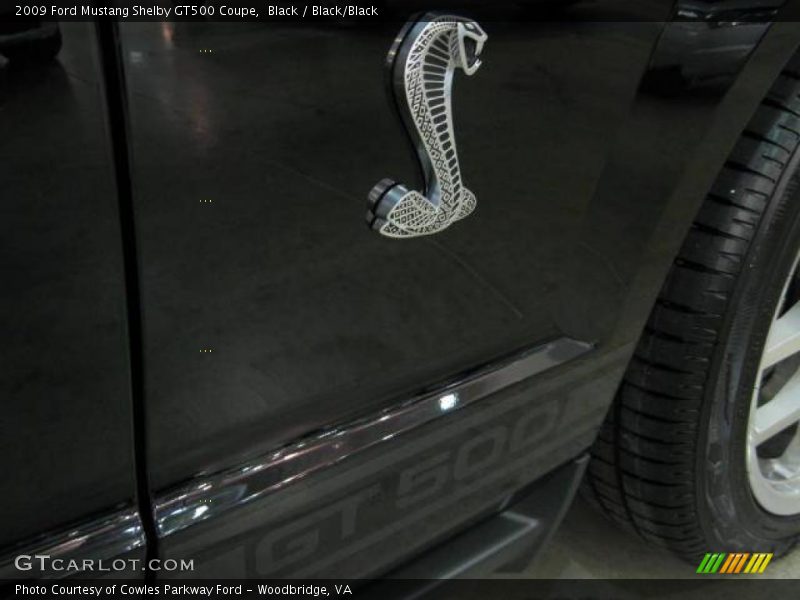Black / Black/Black 2009 Ford Mustang Shelby GT500 Coupe