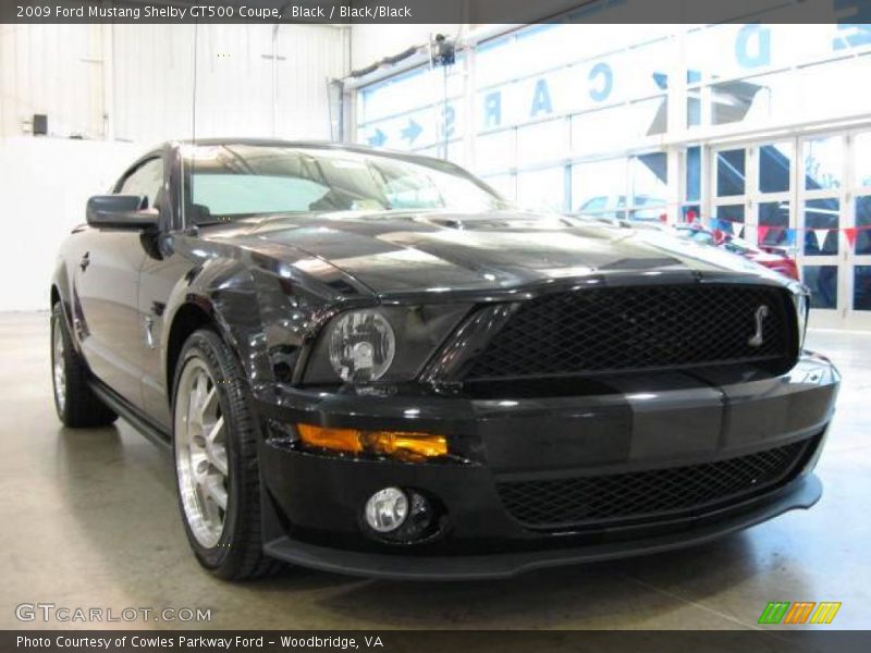 Black / Black/Black 2009 Ford Mustang Shelby GT500 Coupe