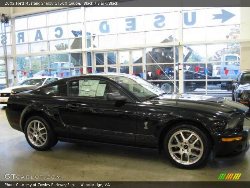 Black / Black/Black 2009 Ford Mustang Shelby GT500 Coupe