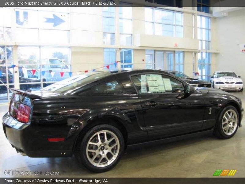 Black / Black/Black 2009 Ford Mustang Shelby GT500 Coupe
