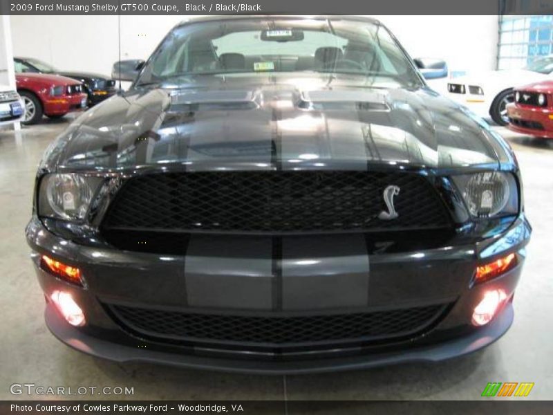 Black / Black/Black 2009 Ford Mustang Shelby GT500 Coupe