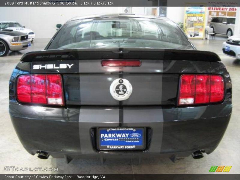 Black / Black/Black 2009 Ford Mustang Shelby GT500 Coupe