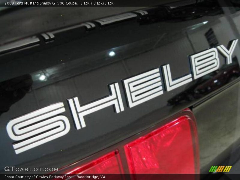 Black / Black/Black 2009 Ford Mustang Shelby GT500 Coupe