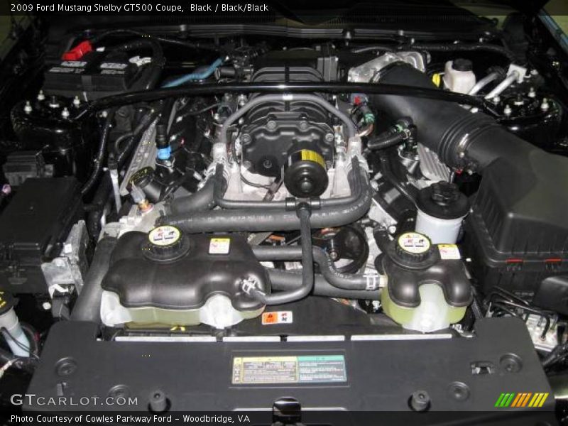 Black / Black/Black 2009 Ford Mustang Shelby GT500 Coupe