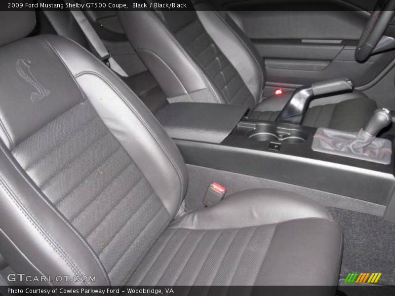 Black / Black/Black 2009 Ford Mustang Shelby GT500 Coupe