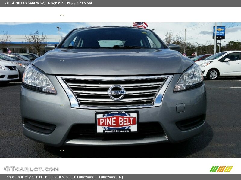 Magnetic Gray / Charcoal 2014 Nissan Sentra SV