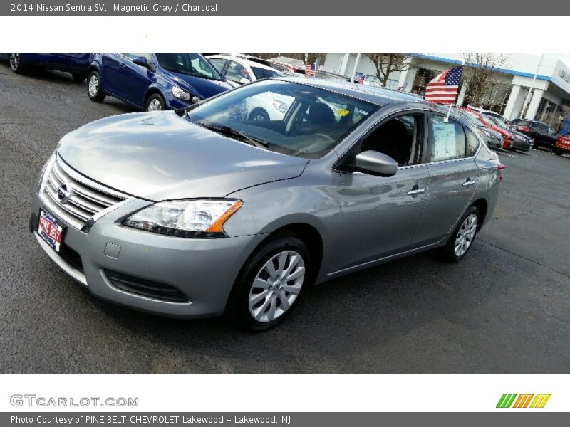 Magnetic Gray / Charcoal 2014 Nissan Sentra SV
