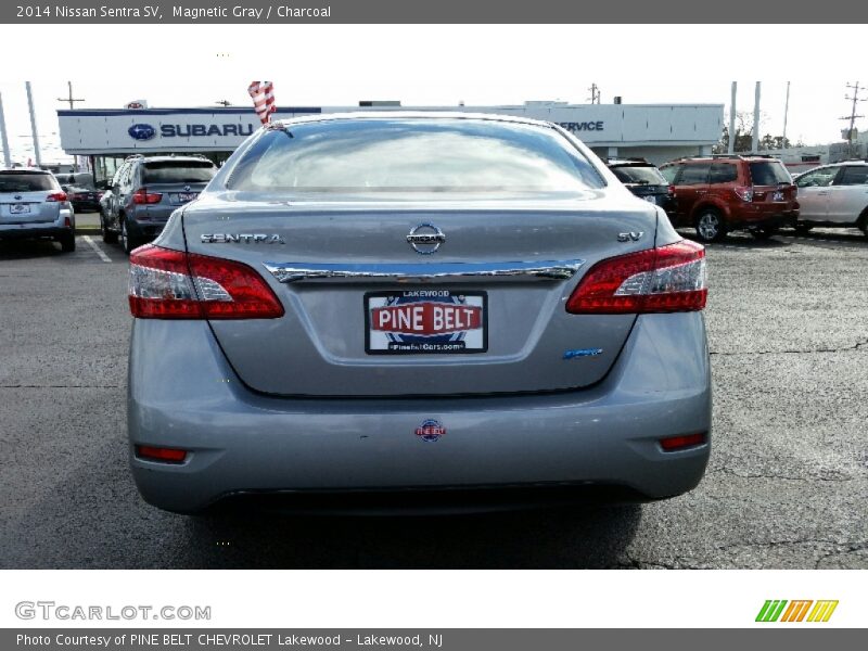 Magnetic Gray / Charcoal 2014 Nissan Sentra SV