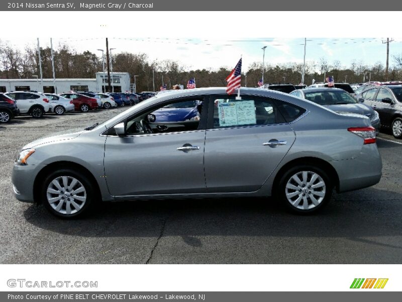 Magnetic Gray / Charcoal 2014 Nissan Sentra SV