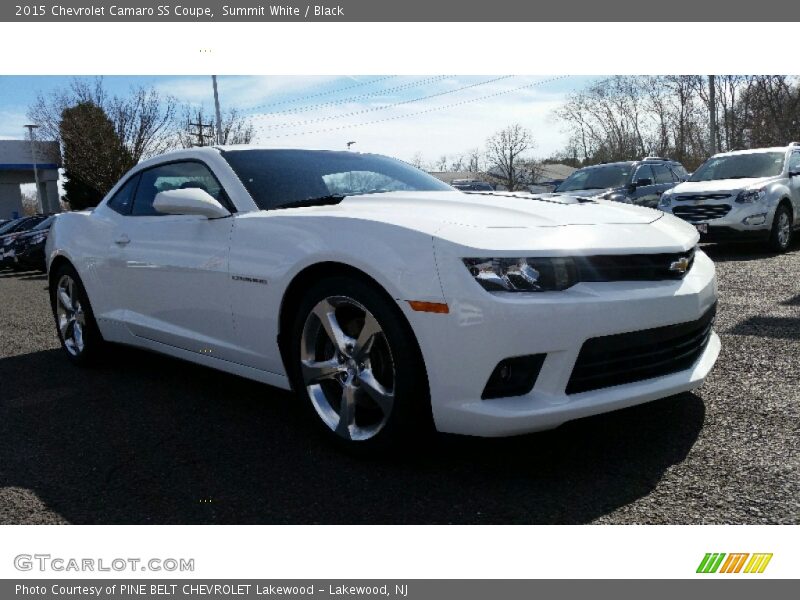 Summit White / Black 2015 Chevrolet Camaro SS Coupe