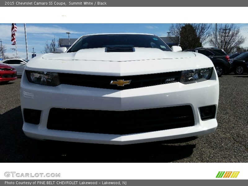Summit White / Black 2015 Chevrolet Camaro SS Coupe