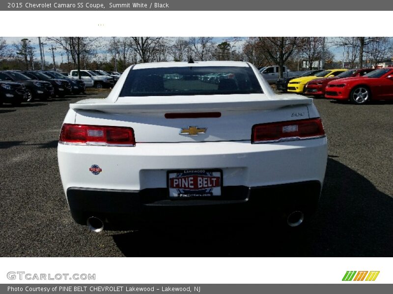 Summit White / Black 2015 Chevrolet Camaro SS Coupe
