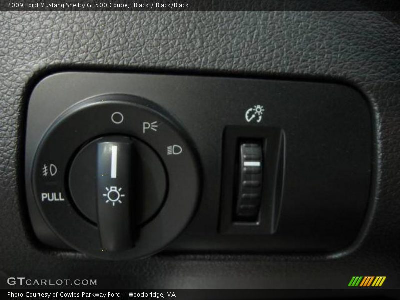 Black / Black/Black 2009 Ford Mustang Shelby GT500 Coupe