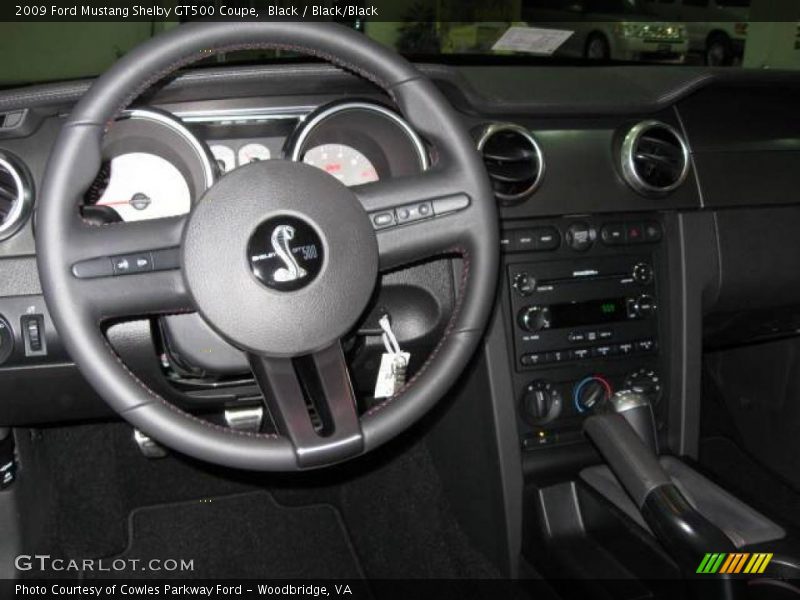Black / Black/Black 2009 Ford Mustang Shelby GT500 Coupe