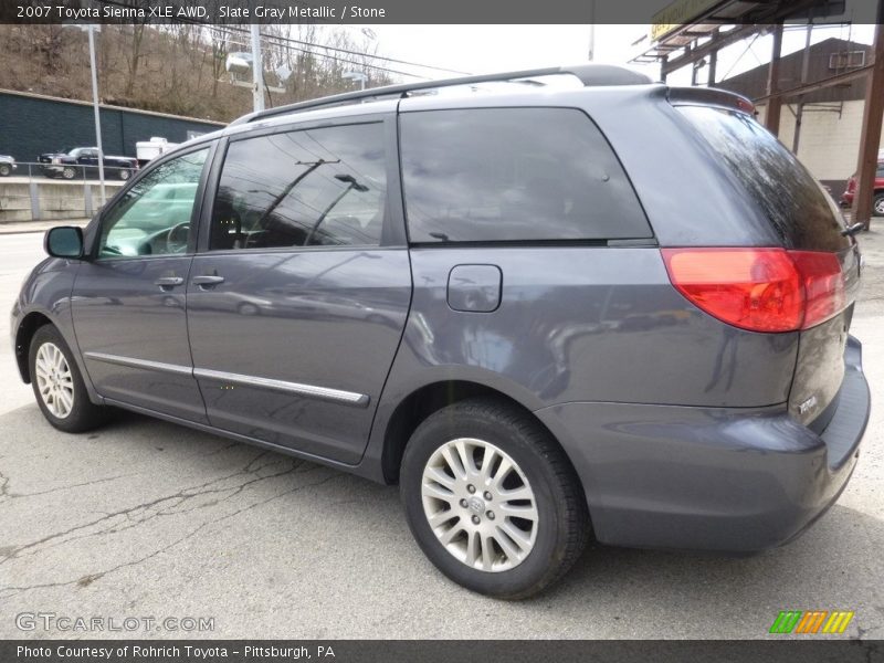Slate Gray Metallic / Stone 2007 Toyota Sienna XLE AWD