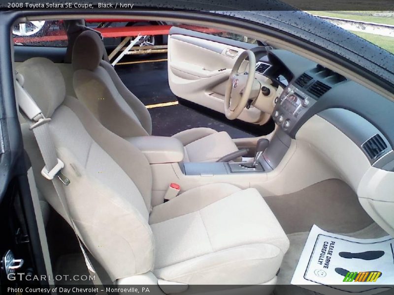Black / Ivory 2008 Toyota Solara SE Coupe