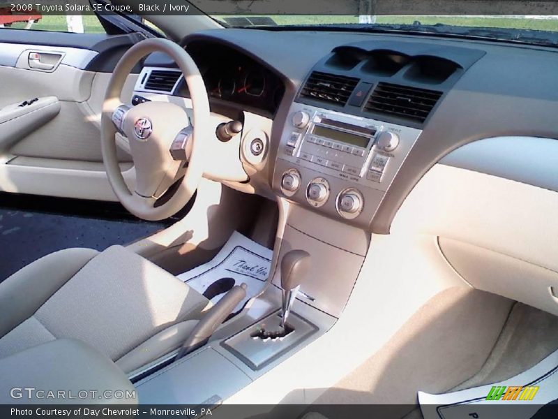 Black / Ivory 2008 Toyota Solara SE Coupe