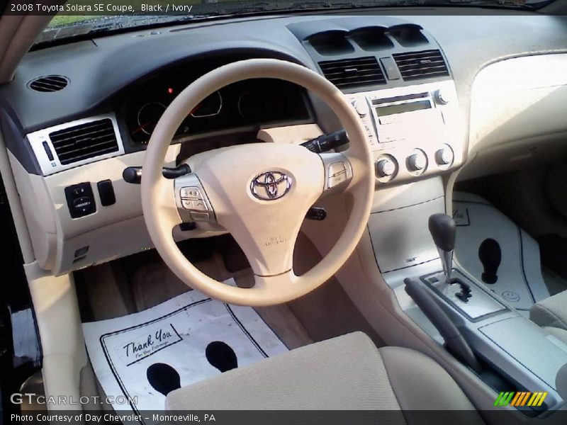 Black / Ivory 2008 Toyota Solara SE Coupe