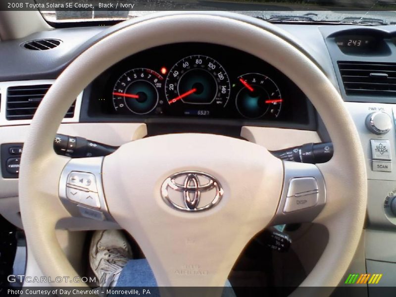 Black / Ivory 2008 Toyota Solara SE Coupe