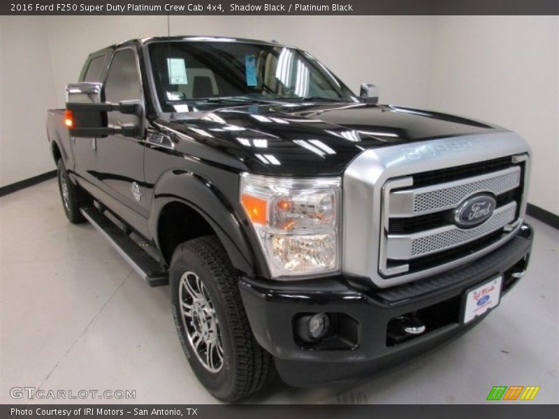 Shadow Black / Platinum Black 2016 Ford F250 Super Duty Platinum Crew Cab 4x4
