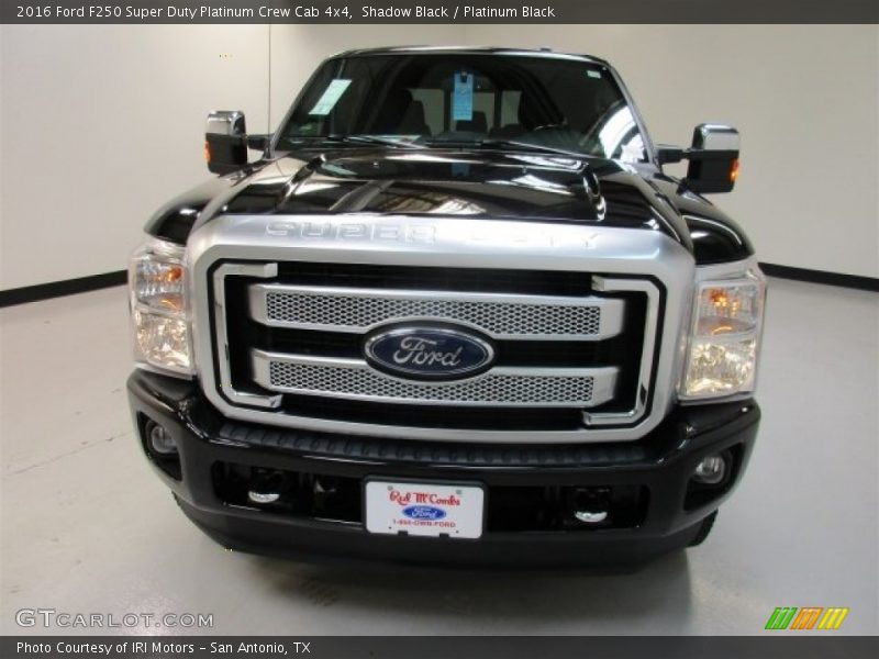 Shadow Black / Platinum Black 2016 Ford F250 Super Duty Platinum Crew Cab 4x4