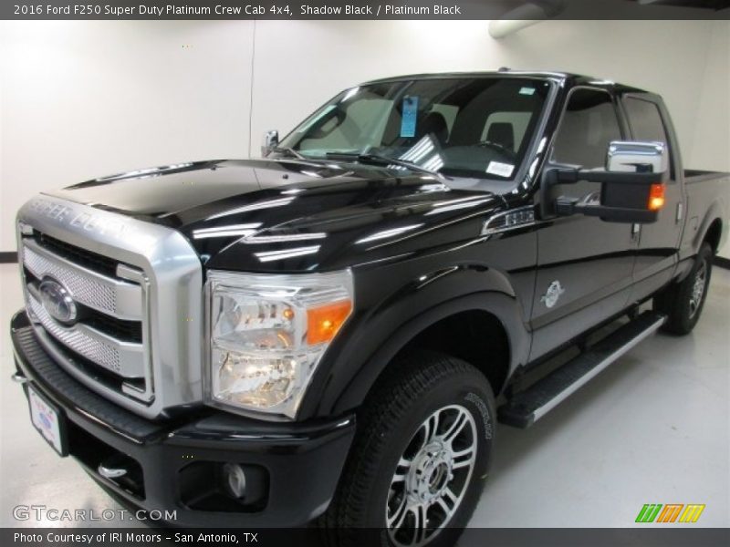 Shadow Black / Platinum Black 2016 Ford F250 Super Duty Platinum Crew Cab 4x4