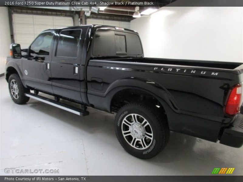Shadow Black / Platinum Black 2016 Ford F250 Super Duty Platinum Crew Cab 4x4