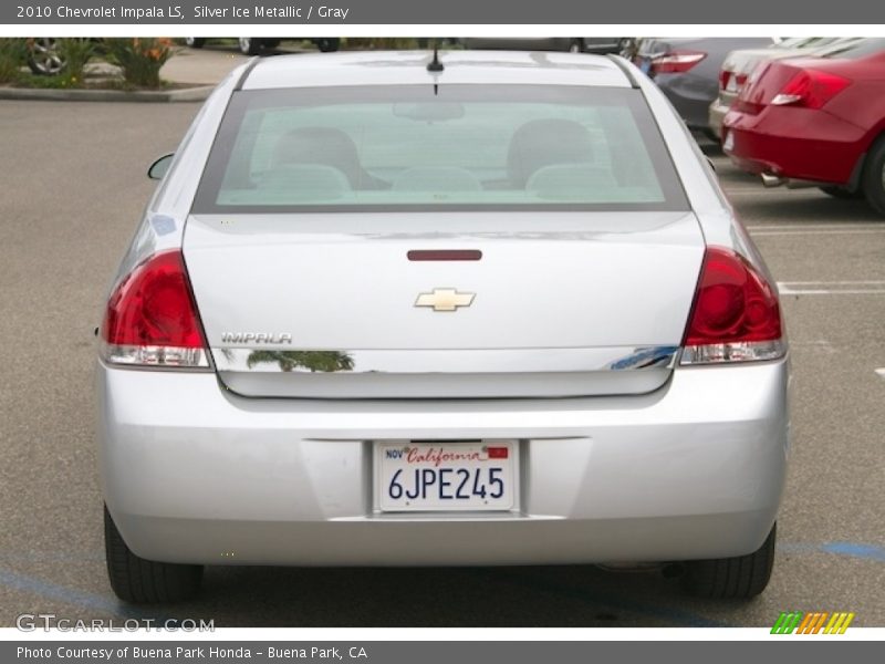 Silver Ice Metallic / Gray 2010 Chevrolet Impala LS